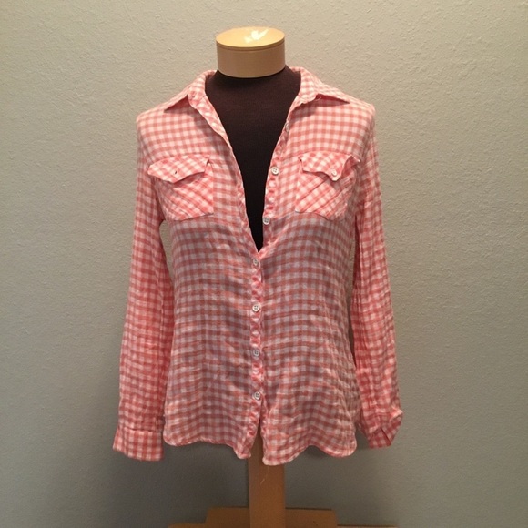 Relatively check button down Top size small - Picture 13 of 13